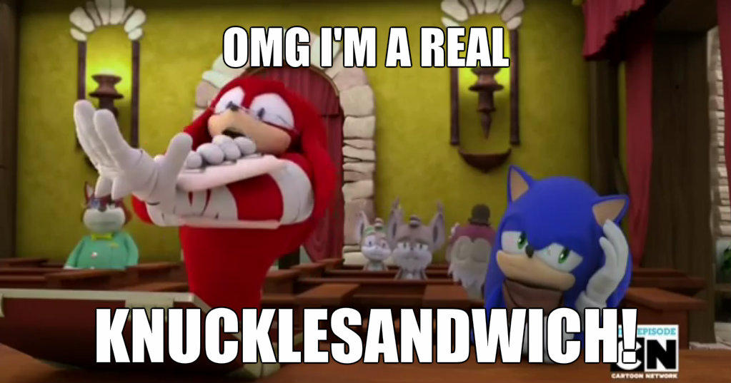 Knuckles Meme Sonic Boom episode 17 by SonikkuTheHedghog on DeviantArt