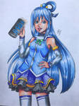 Aqua from konosuba (request) by Austin-Barnitz