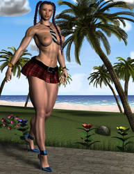 Mayor Hotsuko by MuscleWomen-Planet