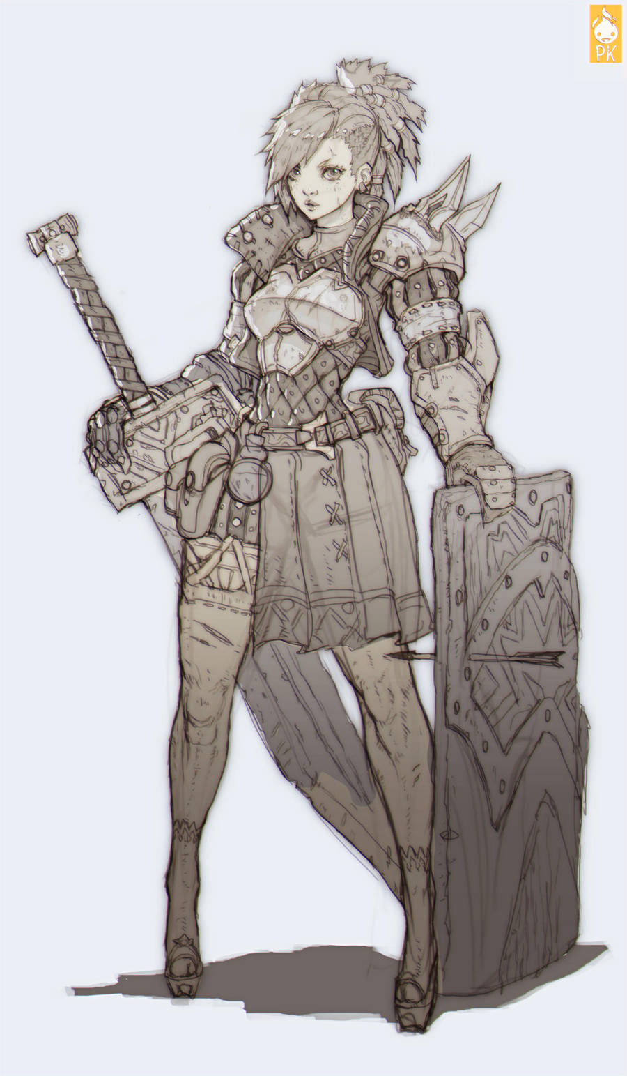 Knight Girl by Zeronis