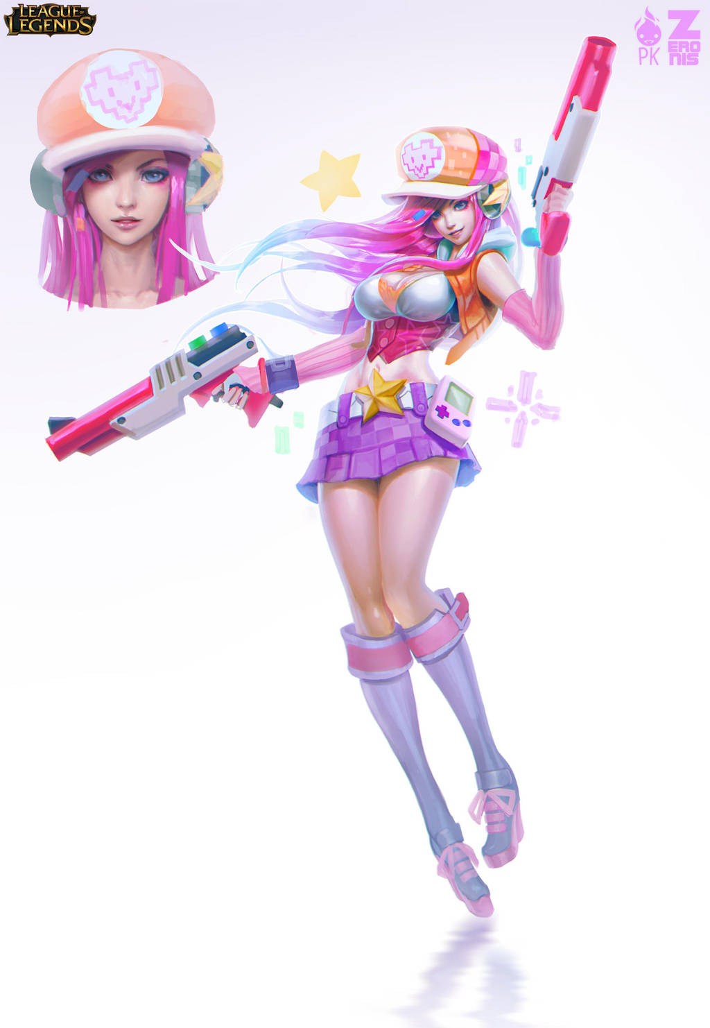 Arcade Miss Fortune Concept Art by Zeronis