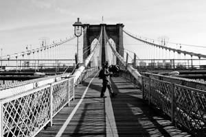 at noon on the bridge by hannelorem