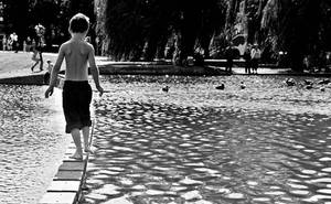 barefoot on the water by hannelorem