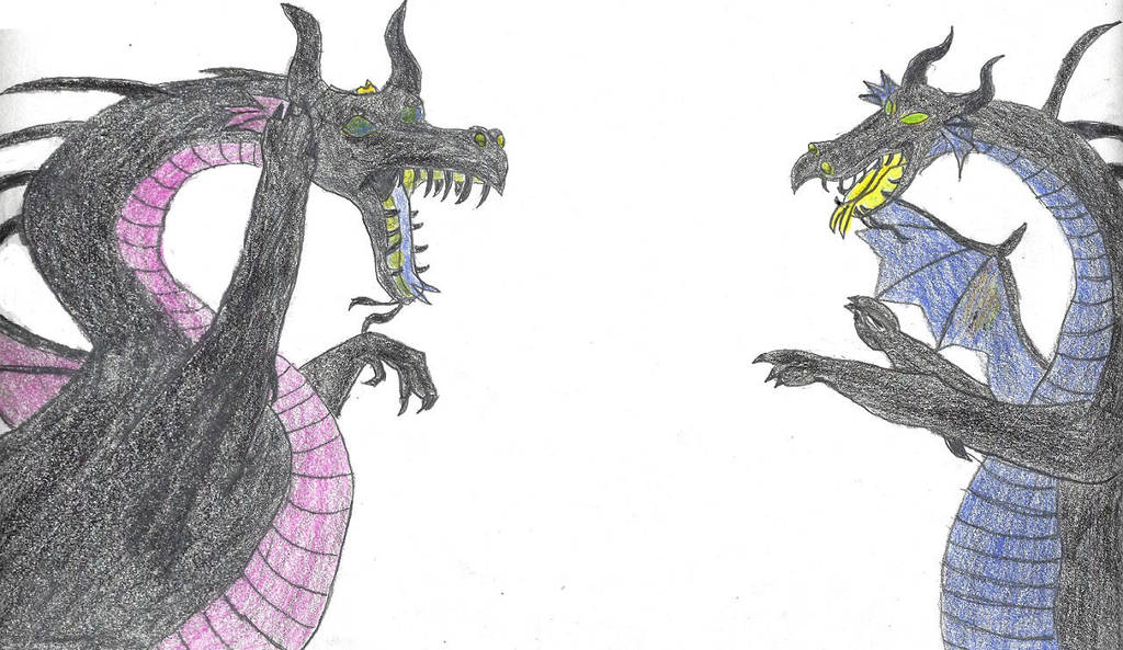 Princess Aurora turns into a Dragon by goodtimesroll44 on DeviantArt