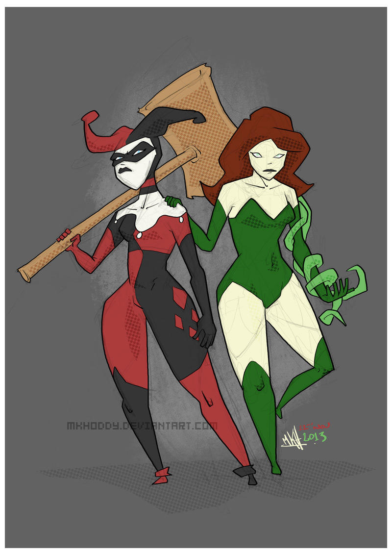 Harley and Ivy by mkhoddy