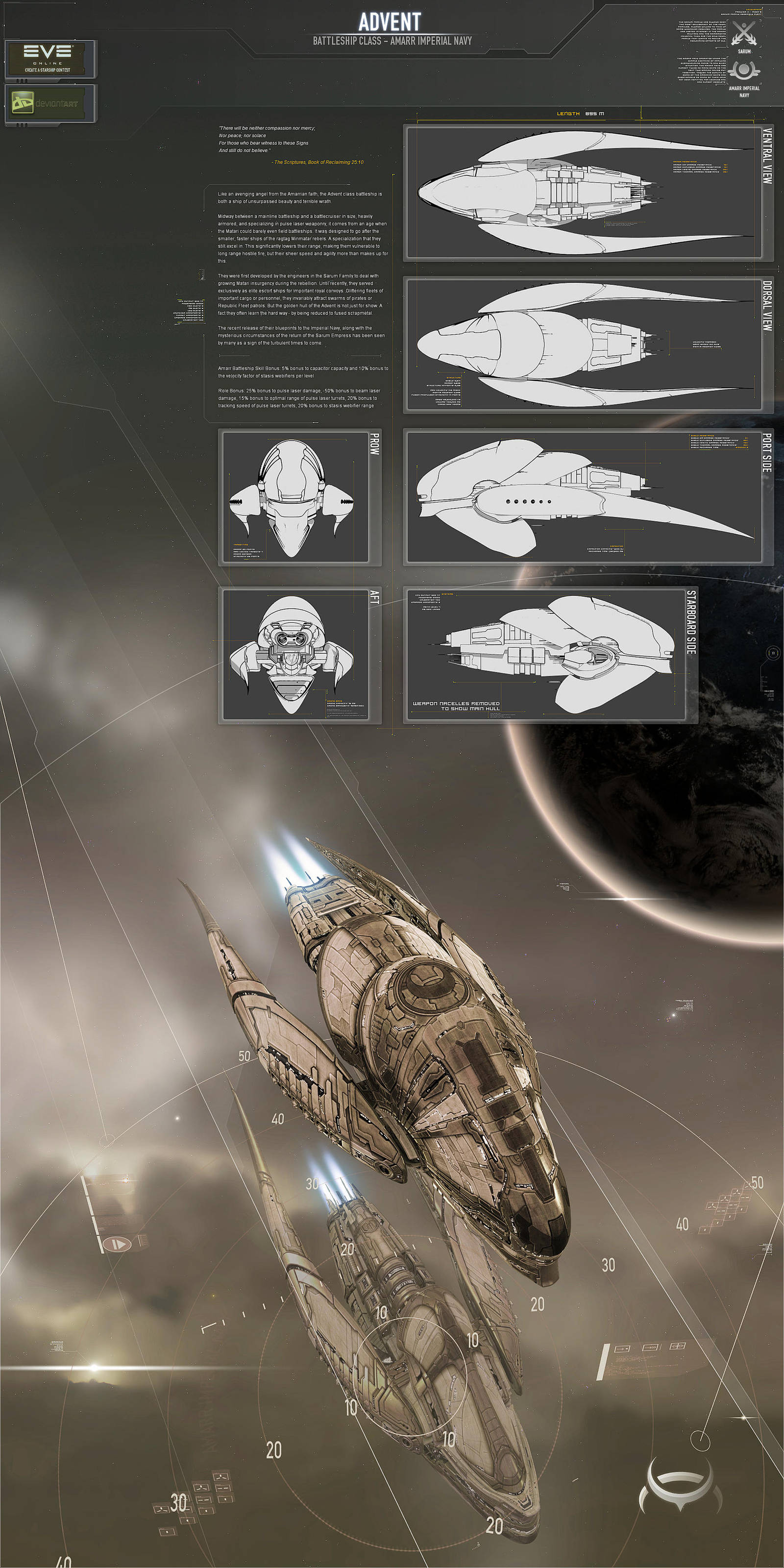 Advent Battleship by AStepIntoOblivion