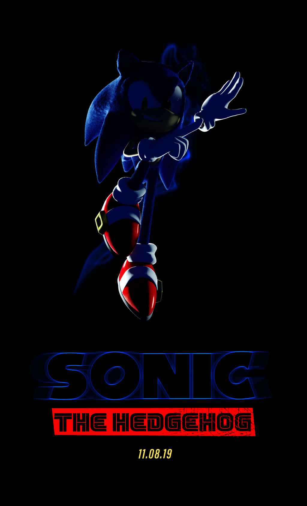 Sonic Movie 2019? Real Fur Model! (Portrait vs.) by samanthann1234 on