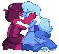 re-done and re-size of an old pixel that i didn't rly like anymore i still love this couple even if it does bring back some,,,,rather sad memories steven universe isnt rly my thing anymore but i lo...