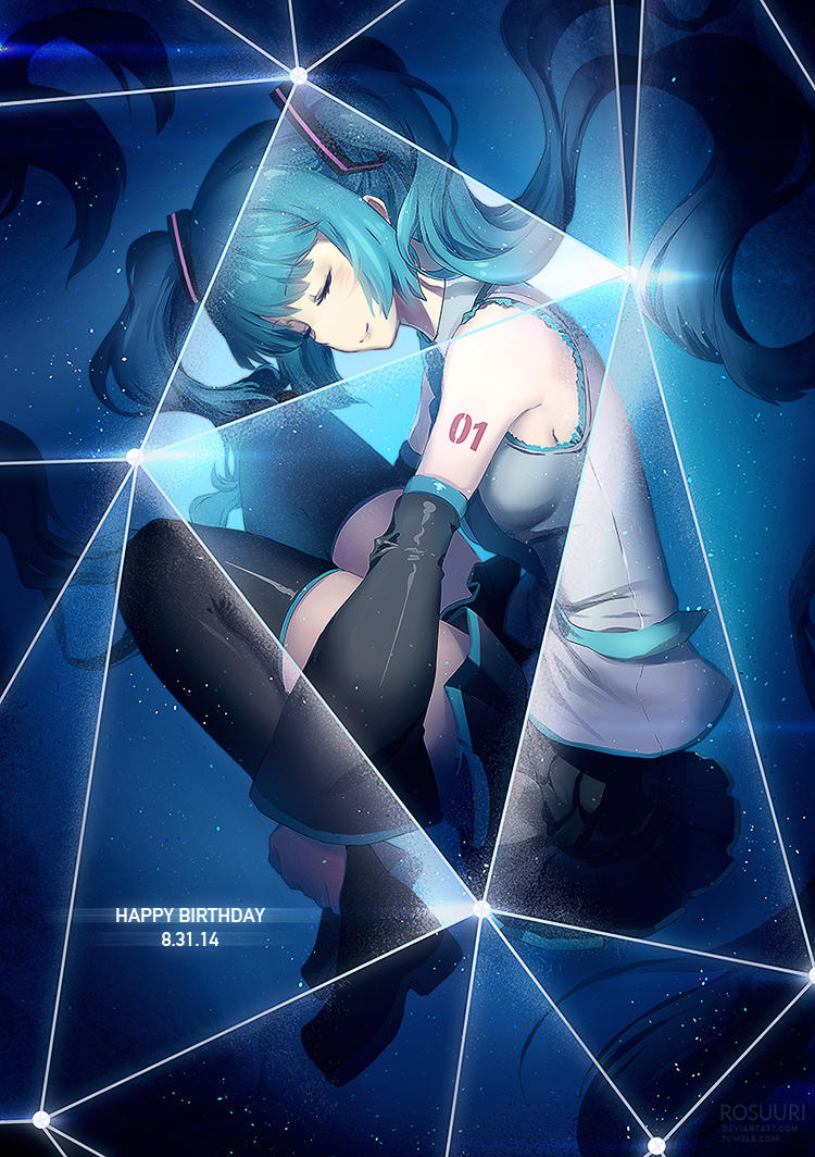 HBD Miku by Rosuuri