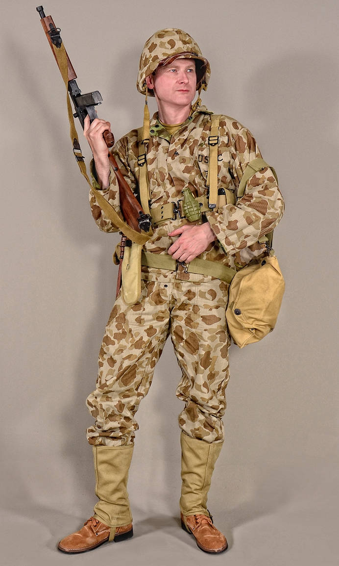 Military uniform US soldiers WW2 USMC camo2 02 by MazUsKarL on DeviantArt