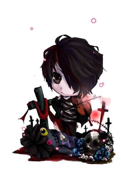 Commission Random Emo Chibi By Lamagwa On Deviantart
