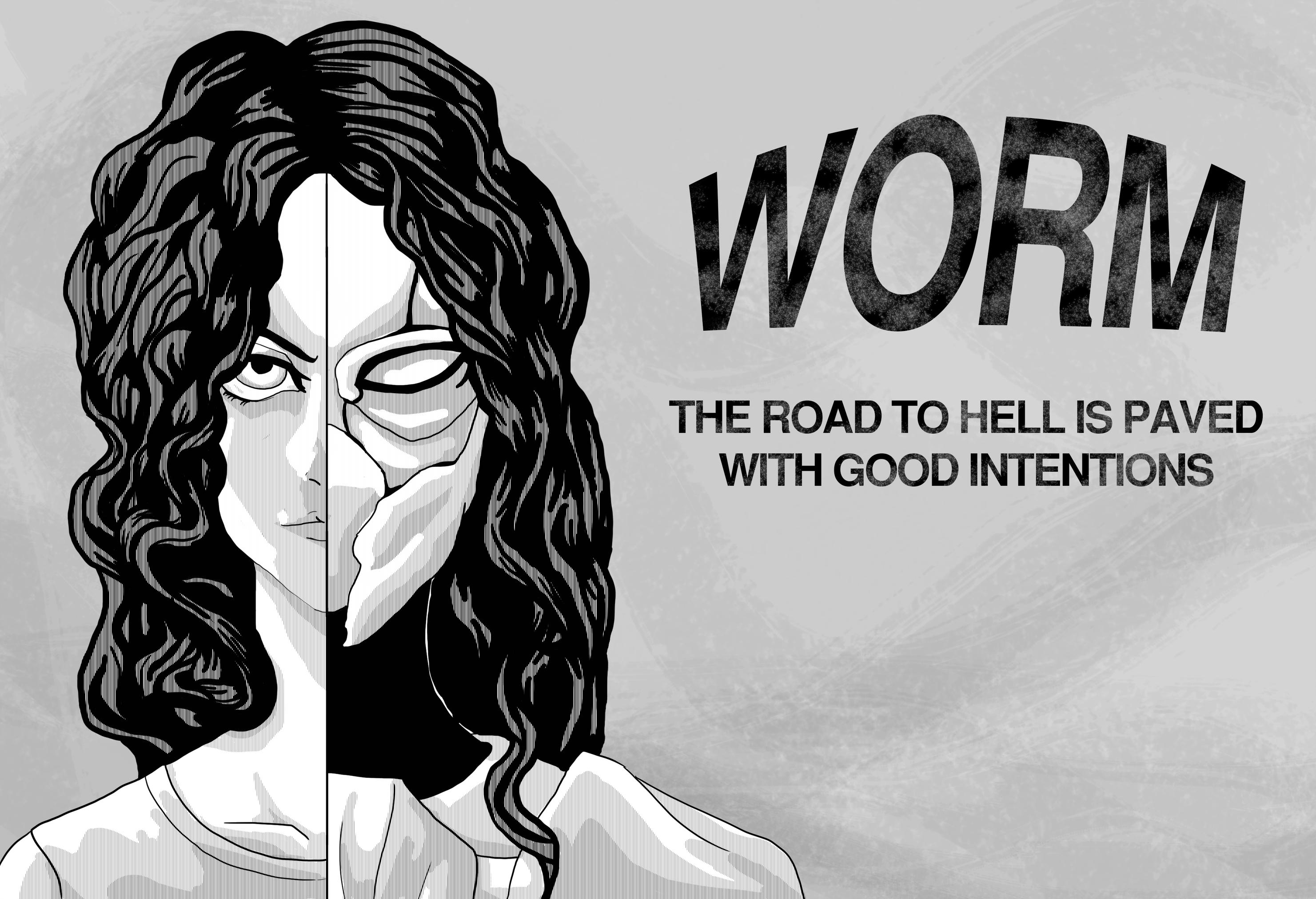 Worm Manga Style Cover by TaylorHebert
