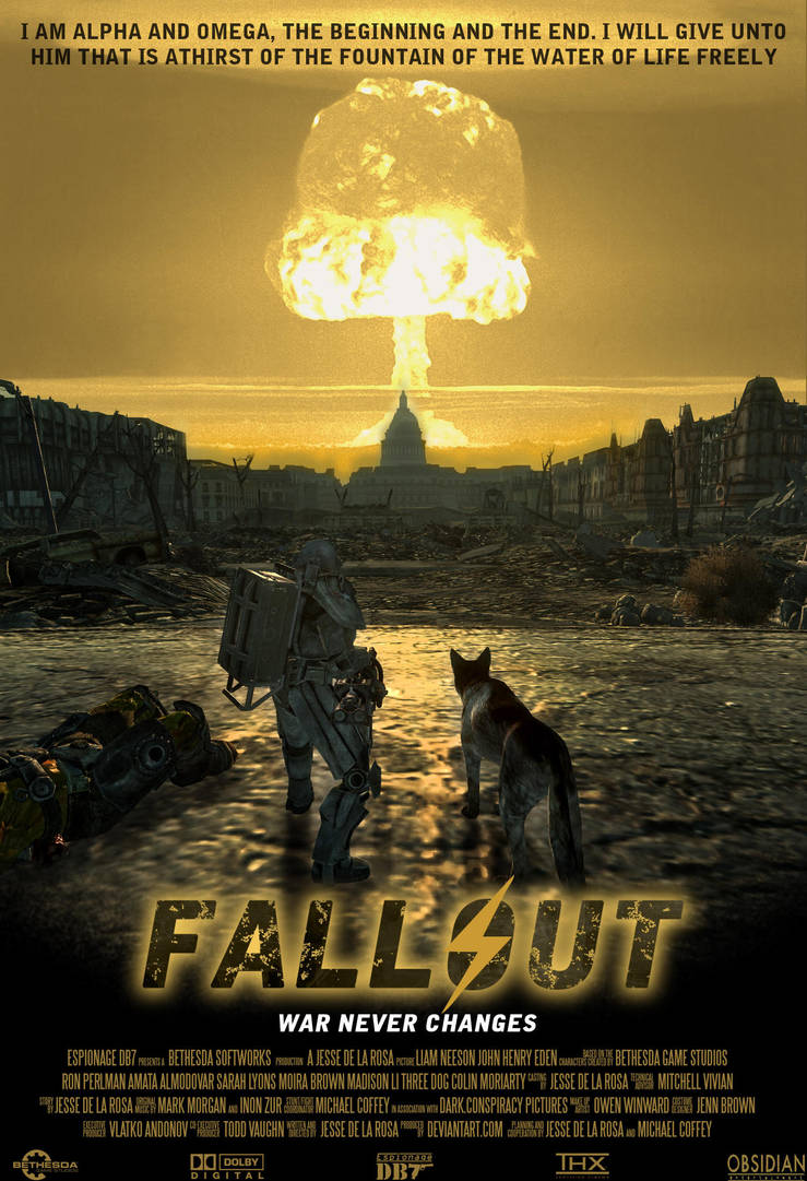 Fallout Movie Poster by EspionageDB7