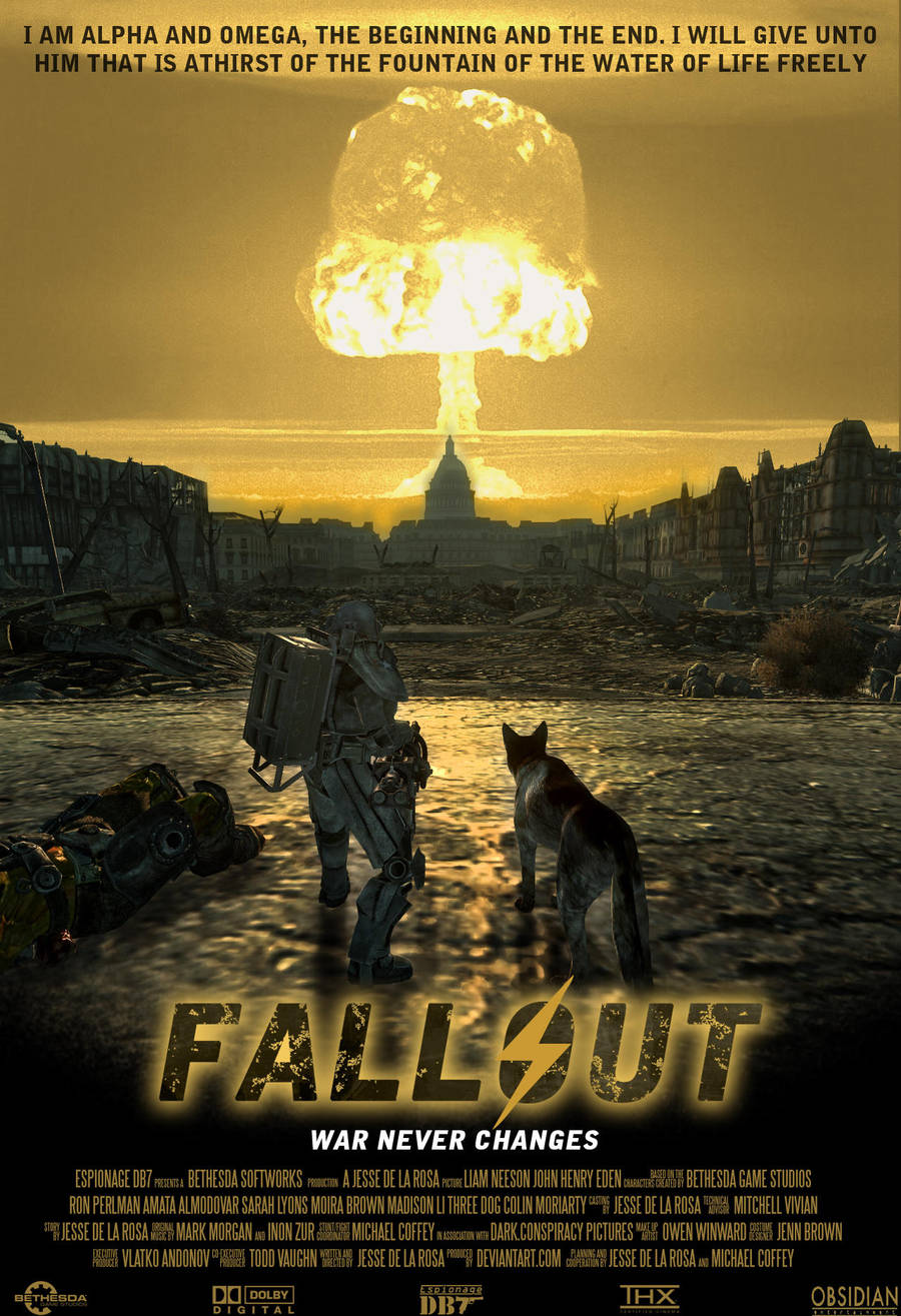 Fallout Movie Poster by EspionageDB7