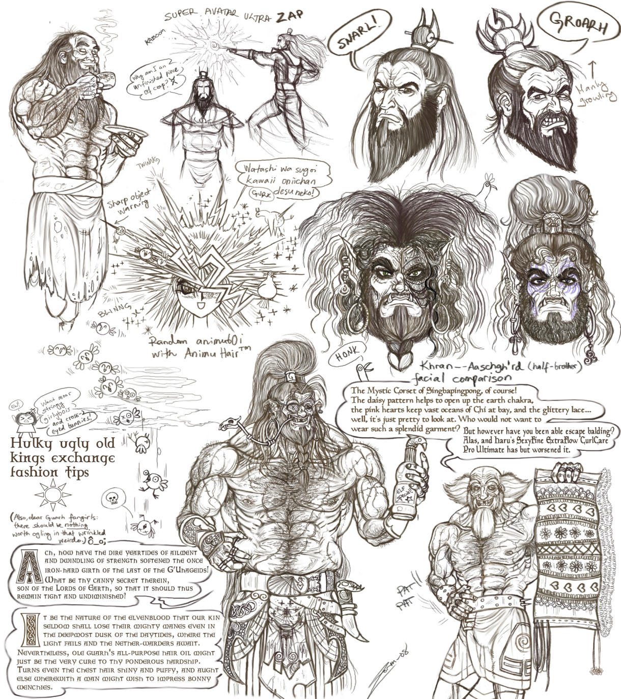 January Sketchdump by zorm