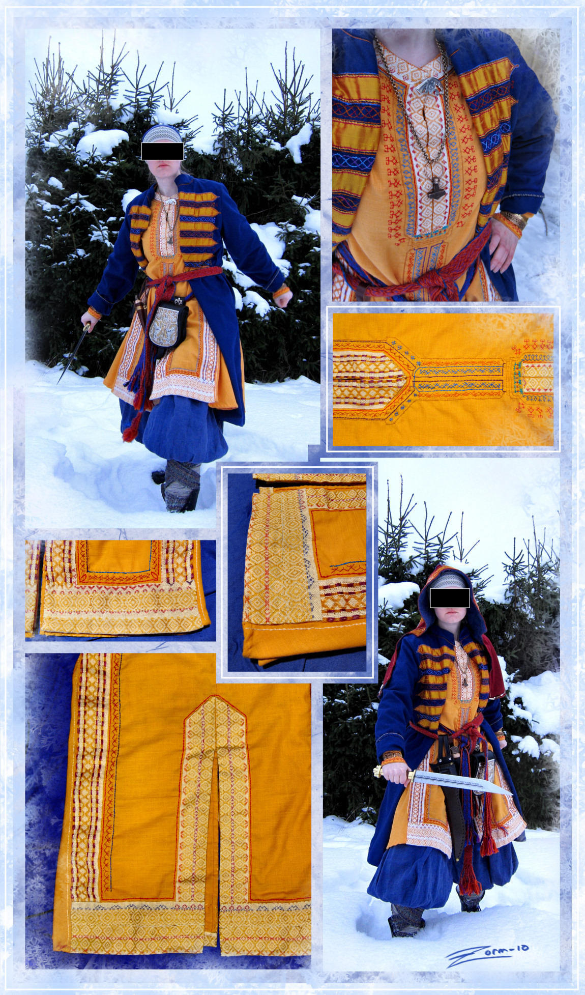 Yellow Viking tunic by zorm