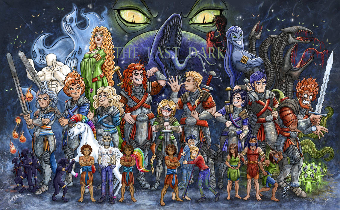 The Last Dark cartoon FINAL by zorm