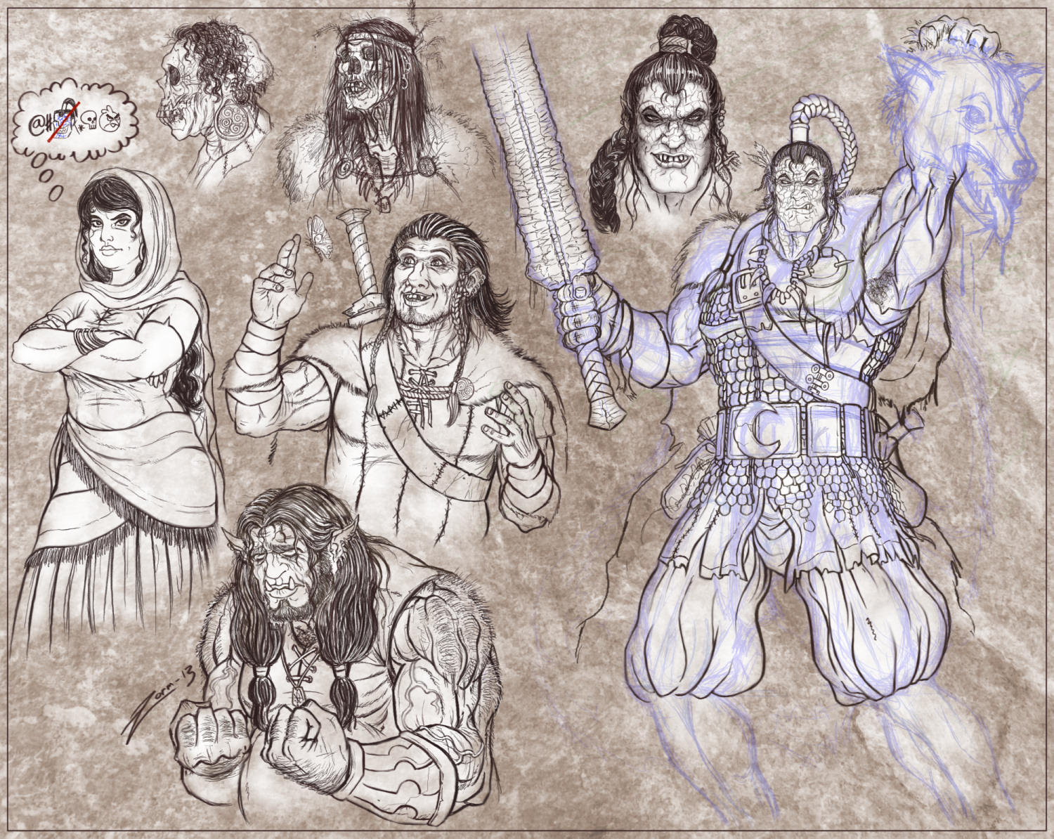 Malazan sketchdump by zorm