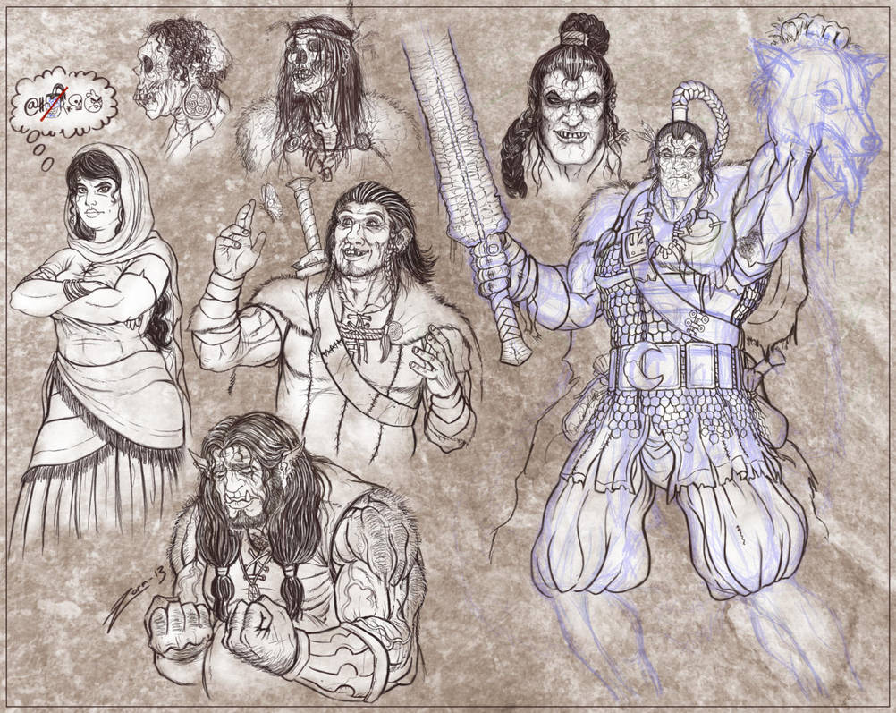 Malazan sketchdump by zorm