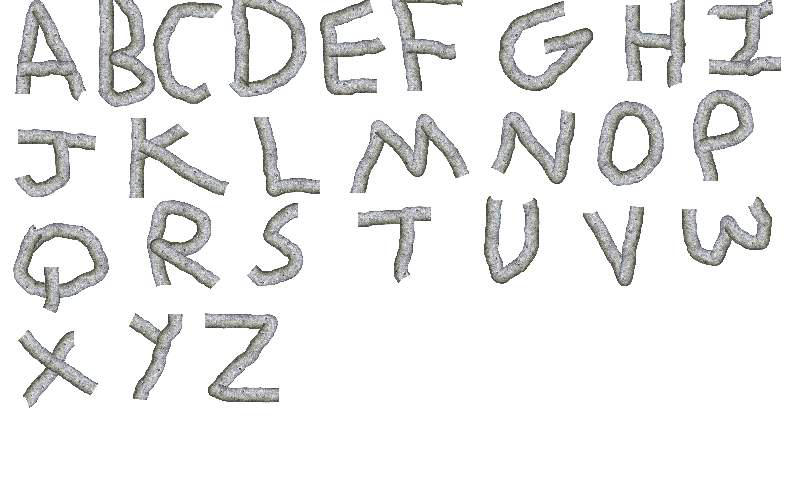 Wood Font by caninesrock