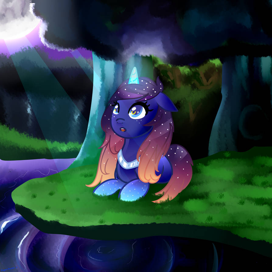 At The Wishing Lake by PaperKoalas