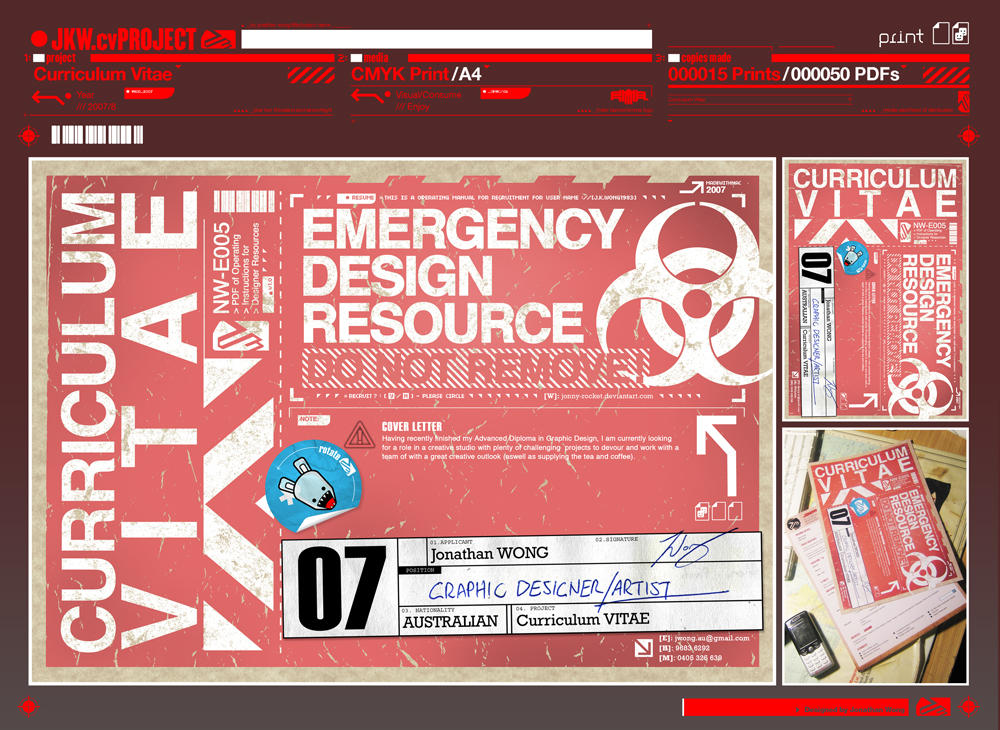 Curriculum Vitae by Jonny-Rocket