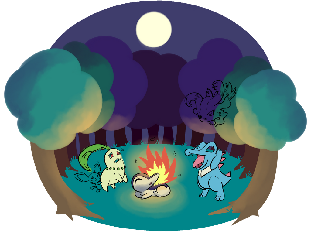 Johto Camping Trip WIP by Typhloser Johto Camping Trip WIP by Typhloser