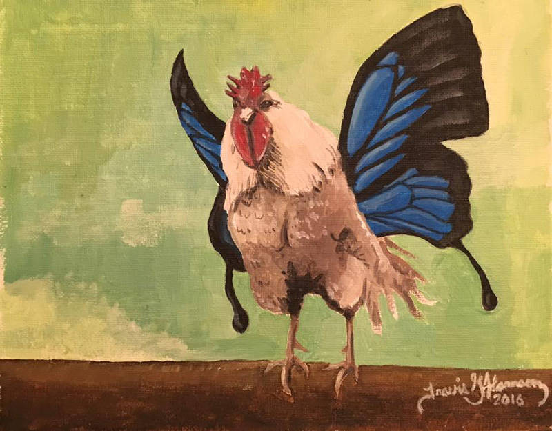 Chicken with Butterfly Wings by tadamson