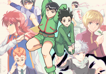 Crossover - YYH + HxH by akayashi