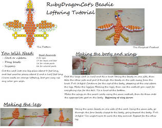 Beadie loftwing pattern and tutorial by RubyDragonCat