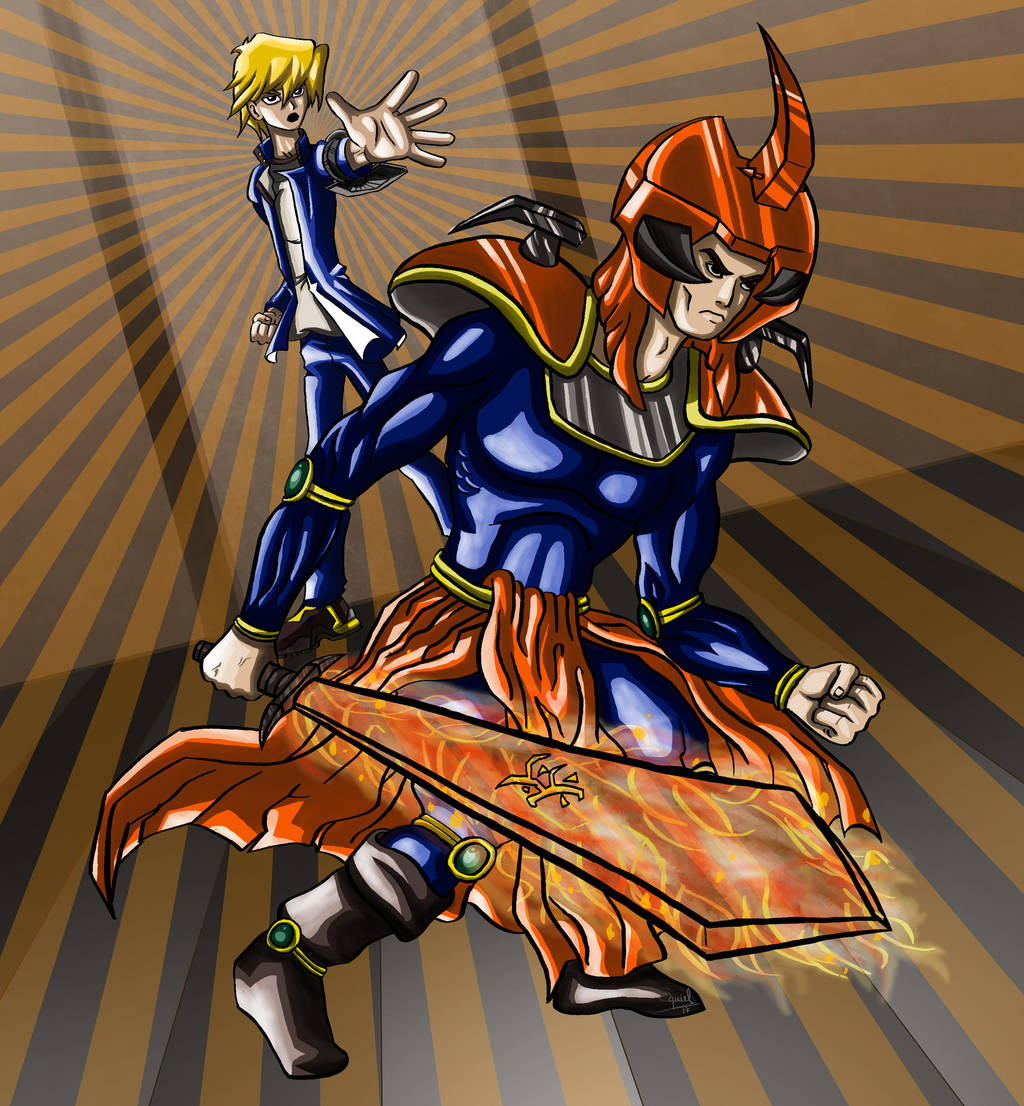 Joey Wheeler and the Flame Swordsman by Ezequielmercado