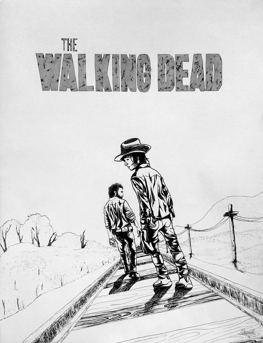 The Walking Dead - poster by Ezequielmercado