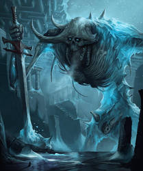 Sithhud, the Frozen Lord - Pathfinder Demon by MorkarDFC