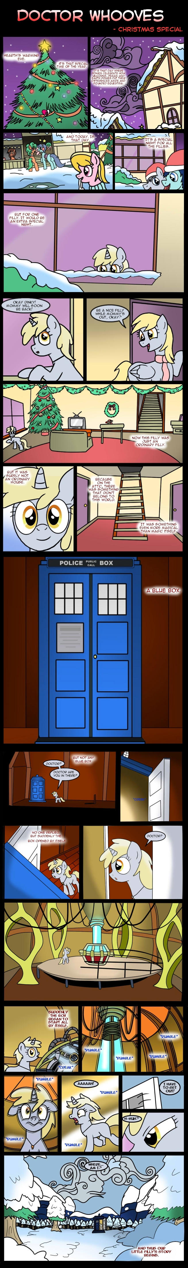 Doctor Whooves - Christmas Special pt 1 by Edowaado