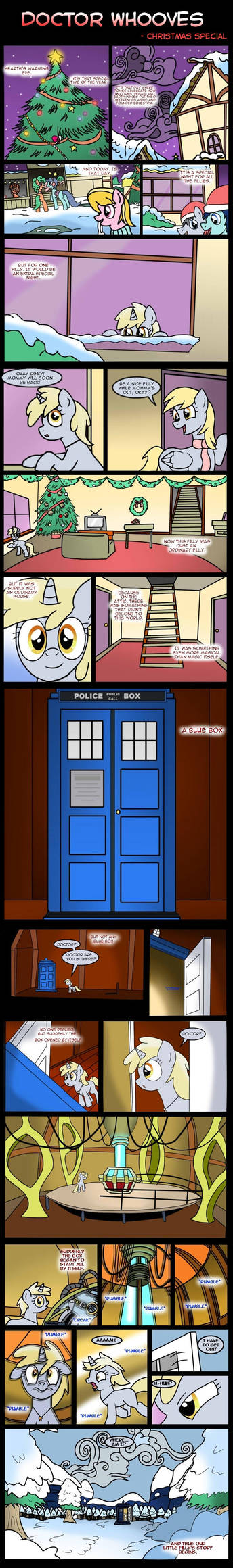 Doctor Whooves - Christmas Special pt 1 by Edowaado