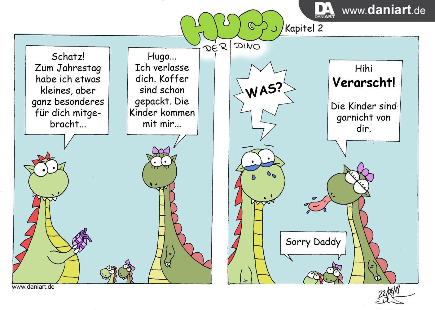 Hugo der Dino und seine Probleme - Kapitel 2 by daniart-de
