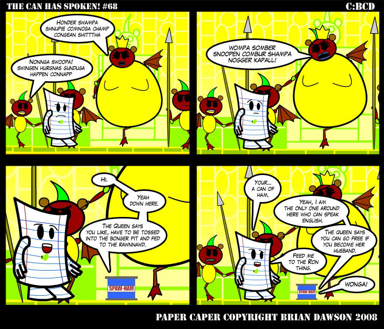 Paper Caper Comic 68 by papercaper