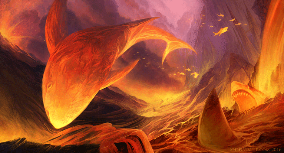 The Great White Lava Bed by ruina