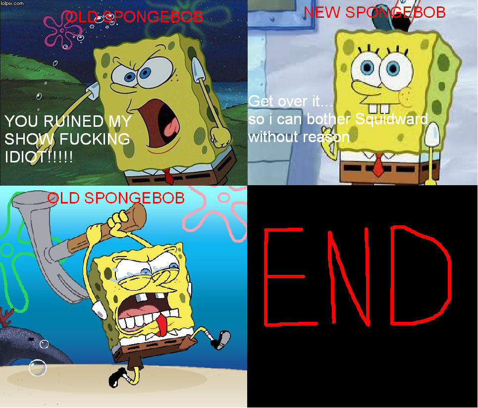 Old Spongebob Vs New Spongebob by MasiHosseini on DeviantArt