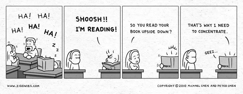 SHOOSH I'm Reading by ziggwies