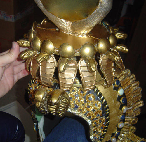 Cleopatra Headdress Up Close 2 by AmethystArmor