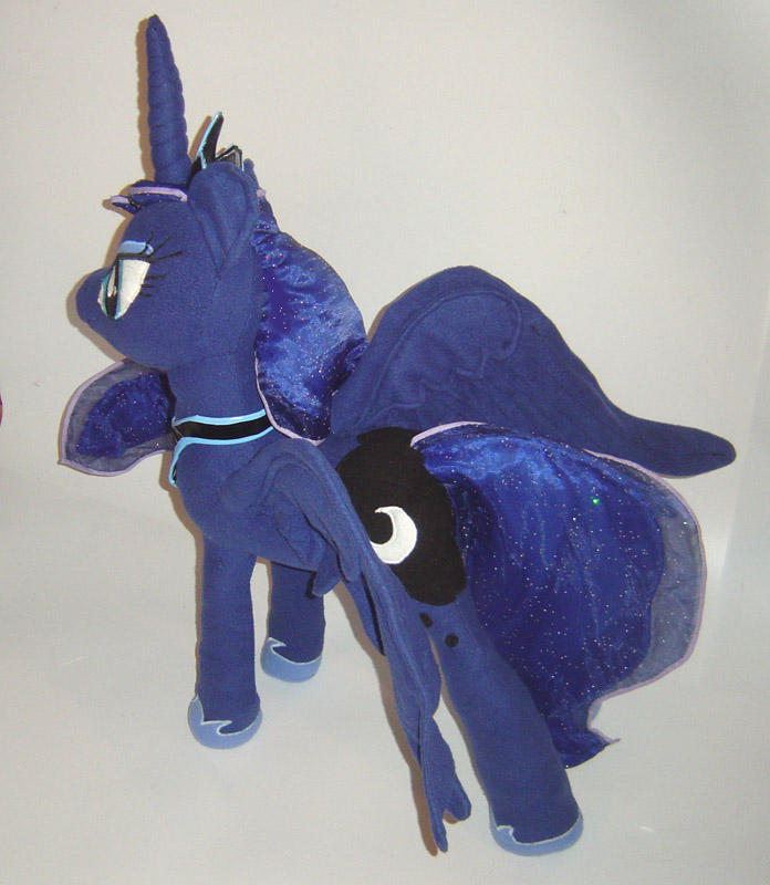 Princess Luna Plushie - My Little Pony FIM View 2 by AmethystArmor