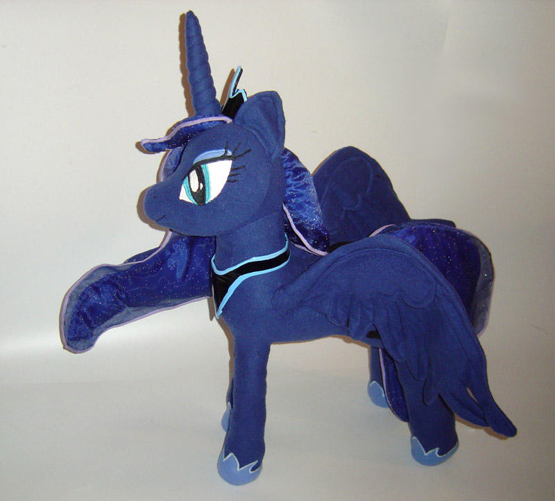 Princess Luna Plushie - My Little Pony FIM View 4 by AmethystArmor