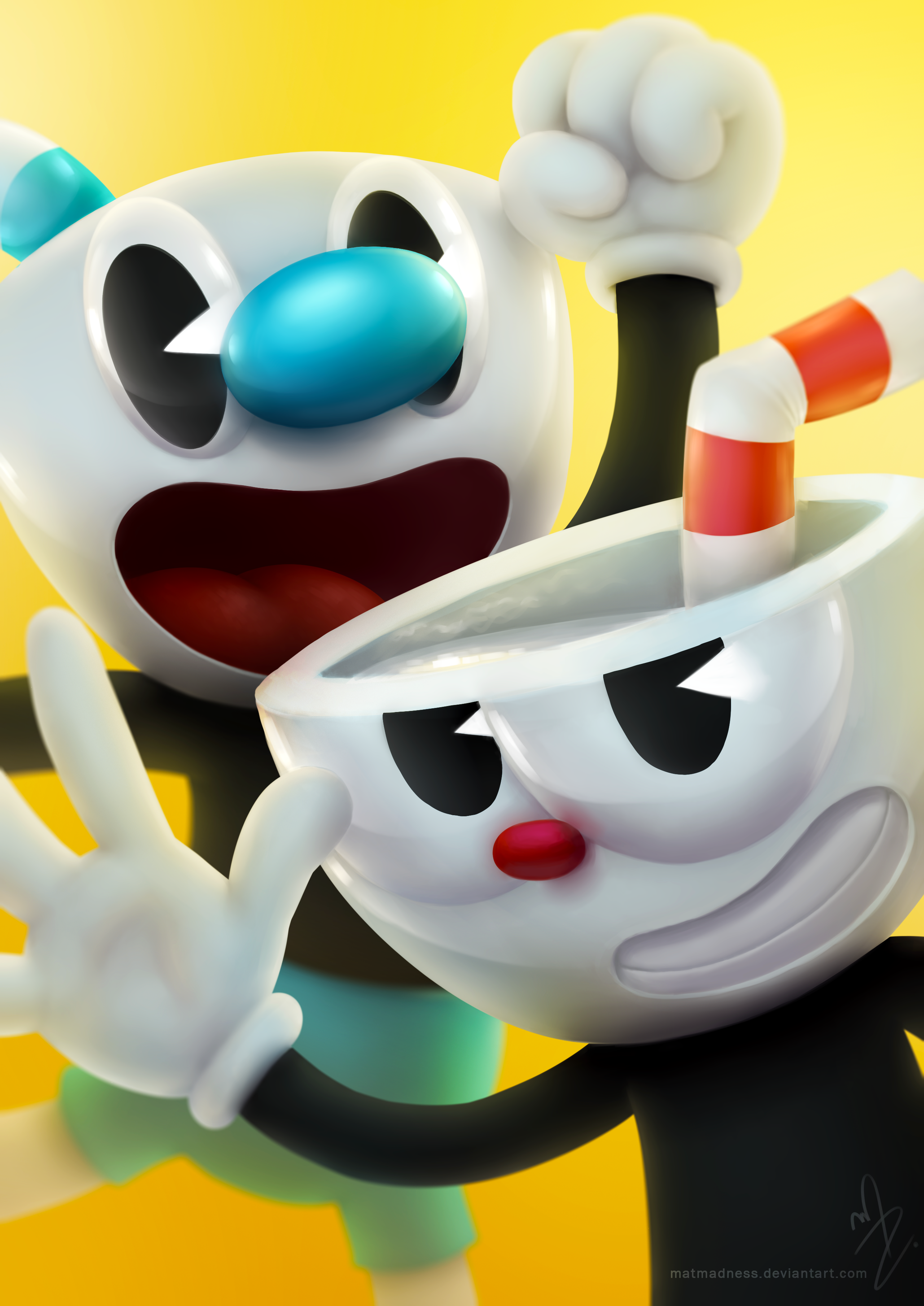 cuphead and mugman cuphead and mugman