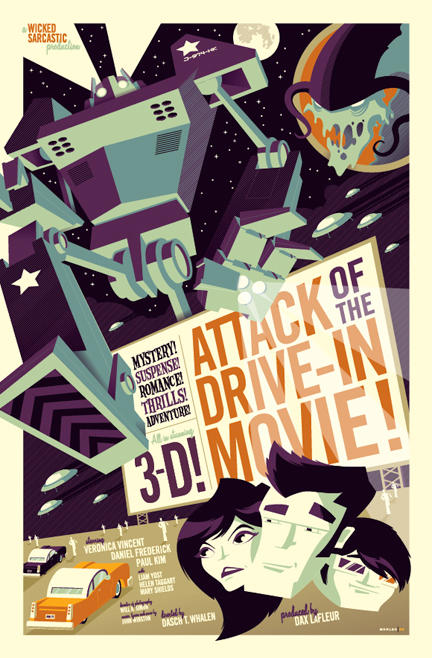 attack of the drive-in movie by strongstuff