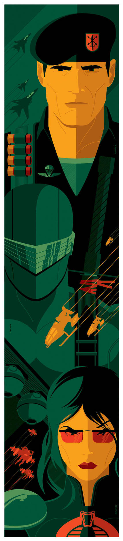 IDW: g.i. joe, snake eyes, cobra covers by strongstuff