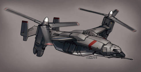 Contact - Air Truck VTOL by Shimmering-Sword
