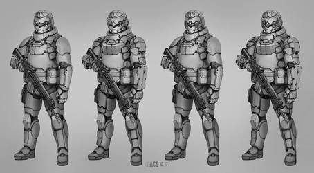 Commission - Psi Soldiers by Shimmering-Sword
