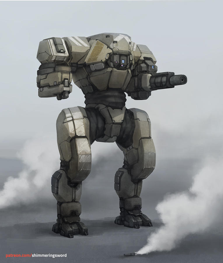 Urvanian Union Mech by Shimmering-Sword