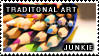 Traditional Art Junkie Stamp by Sylladexter